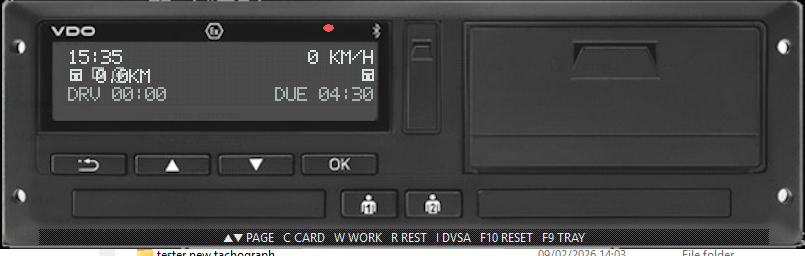 DTCO tachograph overlay